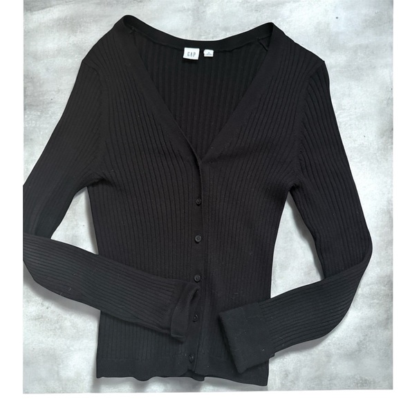 GAP Sweaters - GAP size M Women's Black Ribbed Sweater